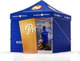 Hovedminiatyrbilde av Trykk på begge sider av veggene Telt Popup 3 x 3 meter inkl tak og fire vegger
