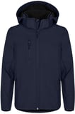 Hovedminiatyrbilde av Dark Navy Clique Classic Softshelljakke Barn