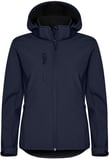 Hovedminiatyrbilde av Dark Navy Clique Classic Hoody Softshelljakke Dame