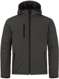Hovedminiatyrbilde av Dark Grey Clique Vattert Hoody Softshelljakke