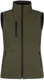 Hovedminiatyrbilde av Fog Green Clique Vattert Softshellvest Dame