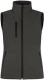 Hovedminiatyrbilde av Dark Grey Clique Vattert Softshellvest Dame