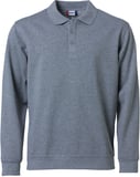 Hovedminiatyrbilde av Grey Melange Clique Basic Pologenser