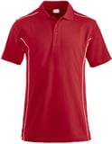 Hovedminiatyrbilde av Red/White Clique New Conway Poloskjorte