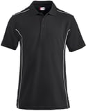 Hovedminiatyrbilde av Black/White Clique New Conway Poloskjorte