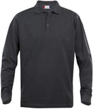 Hovedminiatyrbilde av Anthracite Melange Clique Classic Lincoln Langermet Poloskjorte