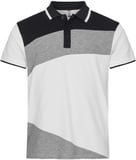 Hovedminiatyrbilde av White/Grey Melange Clique Conrad Poloskjorte