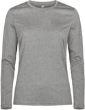 Hovedminiatyrbilde av Grey Melange Clique Basic Active-T Langermet T-skjorte Dame