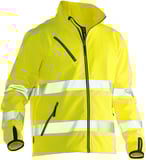 Hovedminiatyrbilde av Yellow Jobman 1202 Hi-Vis KL 3 Softshell Jakke