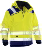 Hovedminiatyrbilde av Yellow/Navy Jobman 1347 Hi-Vis KL. 3 Vinterjakke