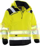 Hovedminiatyrbilde av Yellow/Black Jobman 1347 Hi-Vis KL. 3 Vinterjakke