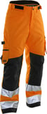 Hovedminiatyrbilde av Orange/Black Jobman Hi-Vis Klasse 2 Vinterbukse