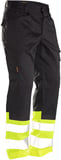 Hovedminiatyrbilde av Black/HV Yellow Jobman  Kl 1 Hi-Vis  Arbeidsbukse