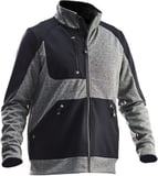 Hovedminiatyrbilde av Black melange/Black Jobman Polyester Glidelåsjakke