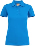 Hovedminiatyrbilde av Blue Printer Surf Stretch Poloskjorte Dame