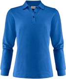 Hovedminiatyrbilde av Blue Printer Surf Pro Langermet Poloskjorte Dame