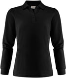 Hovedminiatyrbilde av Black Printer Surf Pro Langermet Poloskjorte Dame