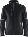 Hovedminiatyrbilde av Black/White Craft Highland Softshelljakke