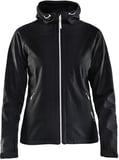 Hovedminiatyrbilde av Black/White Craft Highland Softshelljakke Dame