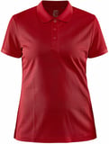 Hovedminiatyrbilde av Bright Red Craft CORE Unify Poloskjorte Dame