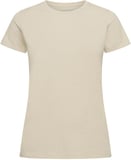 Hovedminiatyrbilde av Beige No Print Cutter & Buck Manzanita U-hals T-skjorte Dame