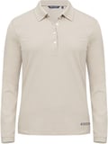 Hovedminiatyrbilde av Beige Cutter & Buck Advantage Polo Langermet  Poloskjorte Dame