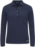 Hovedminiatyrbilde av Dark Navy Cutter & Buck Advantage Polo Langermet  Poloskjorte Dame