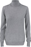 Hovedminiatyrbilde av Grey Melange Cutter & Buck Kennewick Turtleneck Strikkegenser Dame