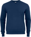 Hovedminiatyrbilde av Dark Navy Cutter & Buck Oakville V-hals Strikkegenser