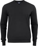 Hovedminiatyrbilde av Black Cutter & Buck Oakville V-hals Strikkegenser