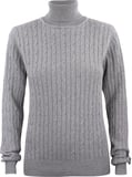 Hovedminiatyrbilde av Grey Melange Cutter & Buck Blakely Turtleneck Strikkegenser Dame