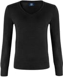 Hovedminiatyrbilde av Black Cutter & Buck Vernon V-hals Strikkegenser Dame