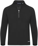 Hovedminiatyrbilde av Black Cutter & Buck Adapt Half Zip Jakke Barn