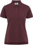 Hovedminiatyrbilde av Burgundy Cottover Poloskjorte Dame