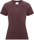 Hovedminiatyrbilde av Burgundy Cottover T-skjorte Dame
