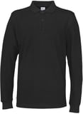 Hovedminiatyrbilde av Black Cottover Langermet Poloskjorte