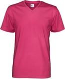 Hovedminiatyrbilde av Dark Cerise Cottover V-hals T-skjorte