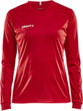 Hovedminiatyrbilde av Bright Red Craft Teamwear Squad Go Jersey Solid Langermet T-skjorte Dame