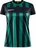 Hovedminiatyrbilde av Black/Team Green Craft Teamwear Progress 2.0 Stripe  T-skjorte Dame