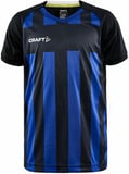Hovedminiatyrbilde av Black/Club Cobolt Craft Teamwear Progress 2.0 Stripe  T-skjorte Barn