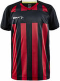 Hovedminiatyrbilde av Black/Bright Red Craft Teamwear Progress 2.0 Stripe  T-skjorte Barn