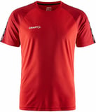 Hovedminiatyrbilde av Bright Red-Express Craft Teamwear Squad Go Contrast  T-skjorte