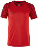 Hovedminiatyrbilde av Bright Red-Express Craft Teamwear Squad Go Contrast  T-skjorte Barn