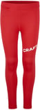 Hovedminiatyrbilde av Bright Red/White Craft Teamwear Adv Nordic Ski Tights  Barn