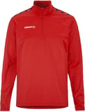Hovedminiatyrbilde av Bright Red Craft Teamwear Squad Go  Half-Zip Genser