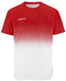 Hovedminiatyrbilde av Bright Red/White Craft Teamwear Evolve 2.0 Structured Graphic T-skjorte