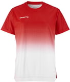 Hovedminiatyrbilde av Bright Red/White Craft Teamwear Evolve 2.0 Structured Graphic T-skjorte Dame