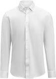 Hovedminiatyrbilde av White/White J. Harvest & Frost Yellow Bow 57 Slim Fit Skjorte
