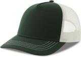 Hovedminiatyrbilde av Bottle Green-White Atlantis Rapper Canvas-S Resirkulert Polyester Caps