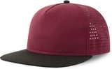 Hovedminiatyrbilde av Burgundy/Black Atlantis Bank Five-S Resirkulert Polyester Caps